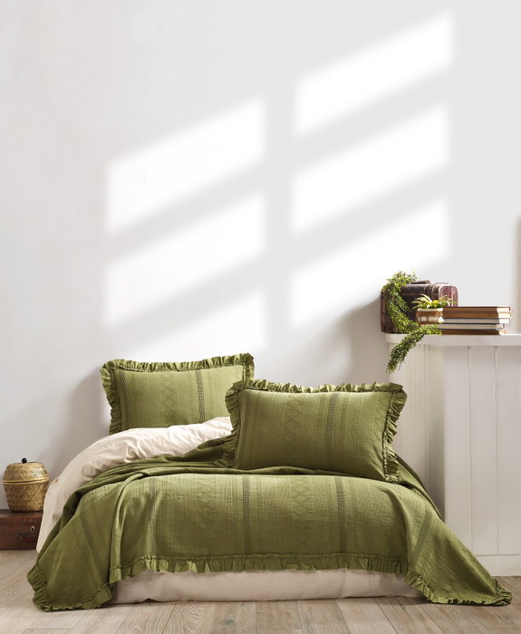 L'essentiel linge de maison Tziana - Khaki L'essentiel linge de maison Tziana - Khaki
